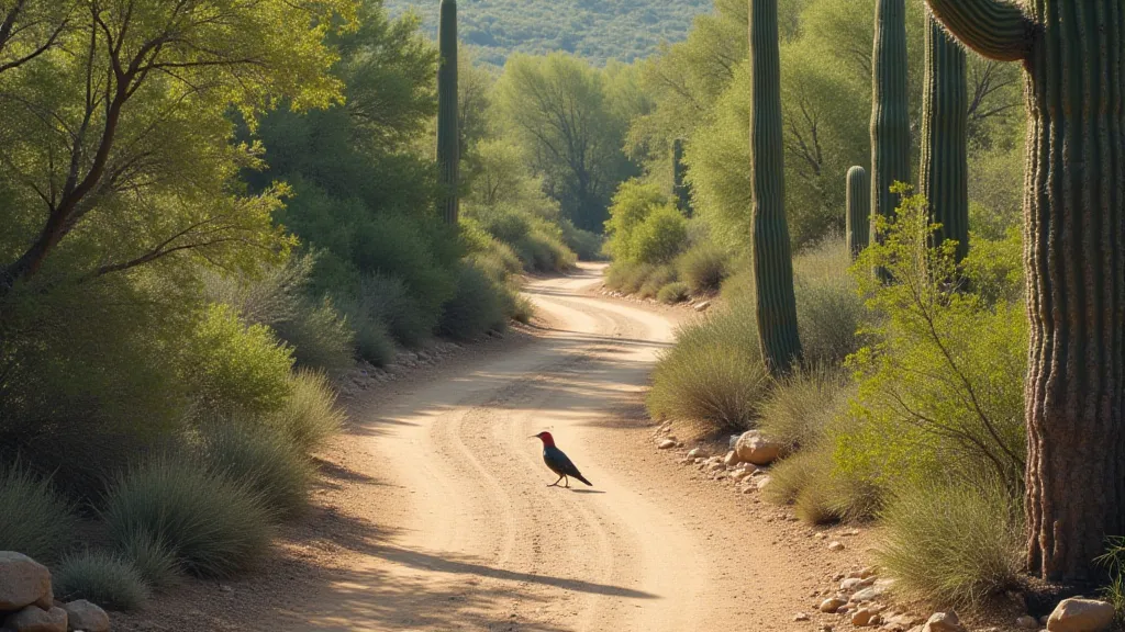 Gila Woodpecker on Saguaro Cactus
