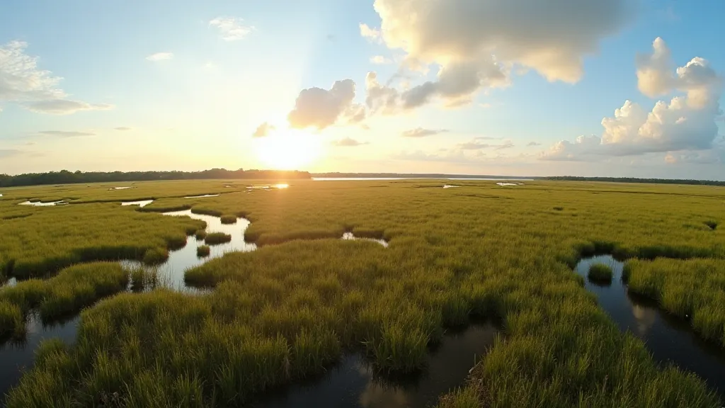 Panoramic view of the Florida Everglades