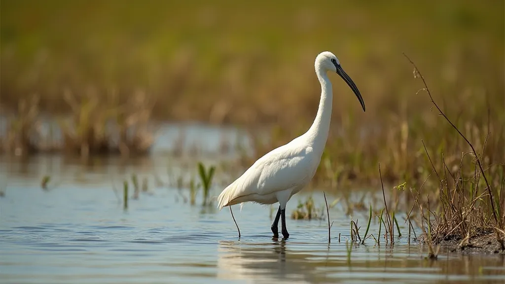 White Ibis in Shark Valley